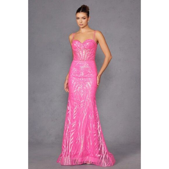 WOW Pink Formal Dress - Picture 4 of 8